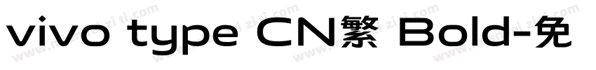vivo type CN繁 Bold字体转换